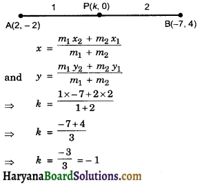 HBSE 10th Class Maths Important Questions Chapter 7 Coordinate Geometry - 20