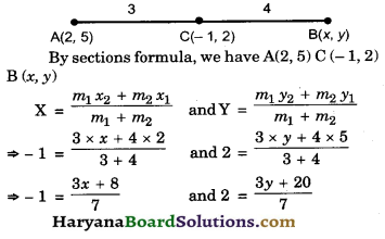 HBSE 10th Class Maths Important Questions Chapter 7 Coordinate Geometry - 8