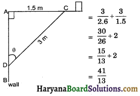 HBSE 10th Class Maths Important Questions Chapter 8 Introduction to Trigonometry - 9