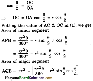 HBSE 10th Class Maths Notes Chapter 12 Areas Related to Circles 7