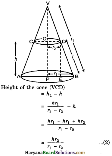 HBSE 10th Class Maths Notes Chapter 13 Surface Areas and Volumes 12
