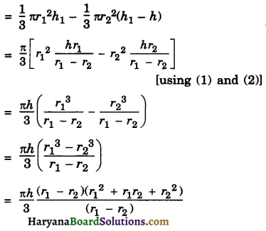 HBSE 10th Class Maths Notes Chapter 13 Surface Areas and Volumes 13