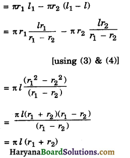 HBSE 10th Class Maths Notes Chapter 13 Surface Areas and Volumes 15