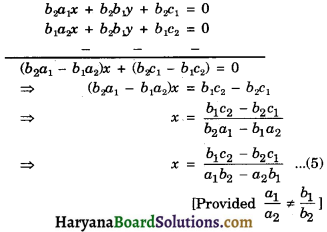 HBSE 10th Class Maths Notes Chapter 3 Pair of Linear Equations in Two Variables 8