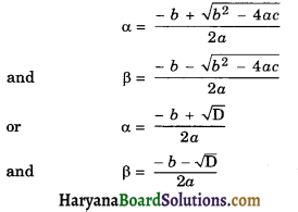 HBSE 10th Class Maths Notes Chapter 4 Quadratic Equations 3