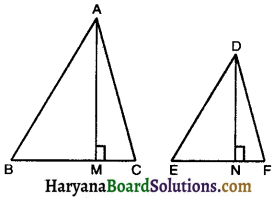 HBSE 10th Class Maths Notes Chapter 6 Triangles 20