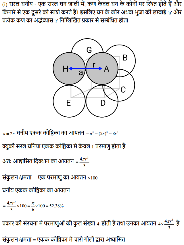HBSE 12th Class Chemistry Solutions Chapter 1 ठोस अवस्था 8