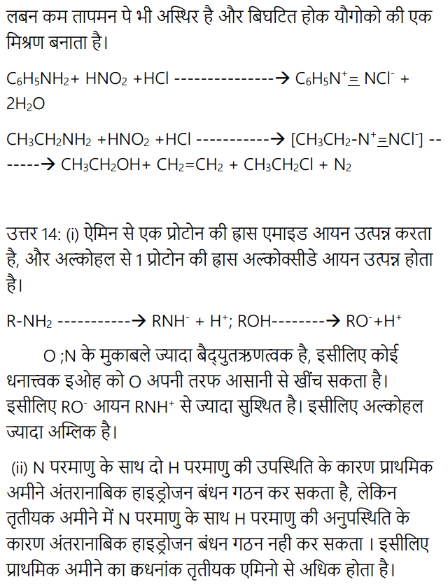 HBSE 12th Class Chemistry Solutions Chapter 13 ऐमीन 28