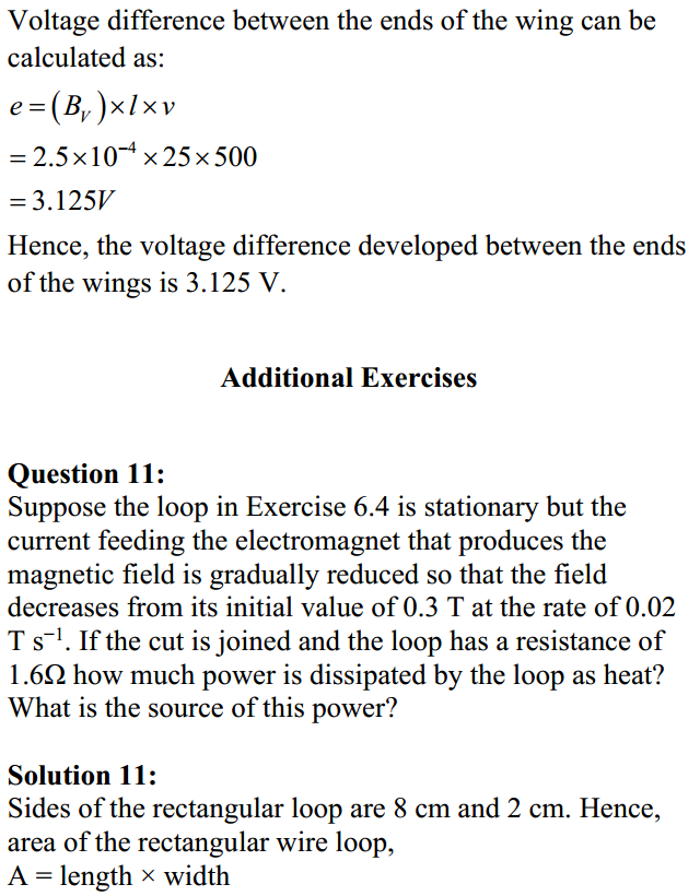 HBSE 12th Class Physics Solutions Chapter 6 वैद्युत चुंबकीय प्रेरण 14