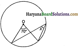 HBSE 9th Class Maths Important Questions Chapter 10 वृत्त 10