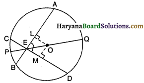 HBSE 9th Class Maths Important Questions Chapter 10 वृत्त 3