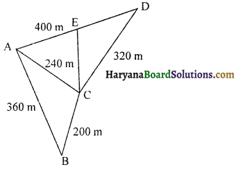 HBSE 9th Class Maths Important Questions Chapter 12 हीरोन सूत्र 2