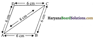 HBSE 9th Class Maths Important Questions Chapter 12 हीरोन सूत्र 5