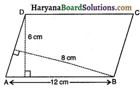 HBSE 9th Class Maths Important Questions Chapter 12 हीरोन सूत्र 7