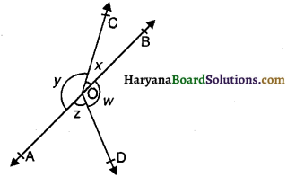 HBSE 9th Class Maths Important Questions Chapter 6 रेखाएँ और कोण 12