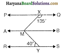HBSE 9th Class Maths Important Questions Chapter 6 रेखाएँ और कोण 6