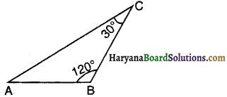 HBSE 9th Class Maths Important Questions Chapter 7 त्रिभुज 18