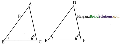 HBSE 9th Class Maths Important Questions Chapter 7 त्रिभुज 2