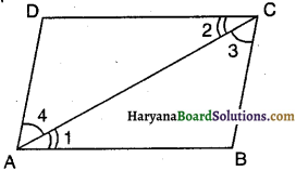 HBSE 9th Class Maths Important Questions Chapter 8 चतुर्भुज 2