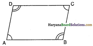 HBSE 9th Class Maths Important Questions Chapter 8 चतुर्भुज 5