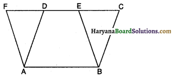 HBSE 9th Class Maths Important Questions Chapter 9 समान्तर चतुर्भुज और त्रिभुजों के क्षेत्रफल 1