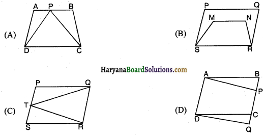 HBSE 9th Class Maths Important Questions Chapter 9 समान्तर चतुर्भुज और त्रिभुजों के क्षेत्रफल 6