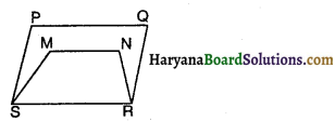 HBSE 9th Class Maths Important Questions Chapter 9 समान्तर चतुर्भुज और त्रिभुजों के क्षेत्रफल 7