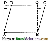 HBSE 9th Class Maths Notes Chapter 9 Areas of Parallelograms and Triangles 9