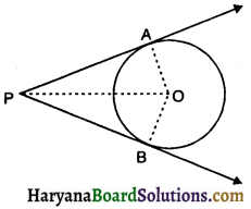 HBSE 10th Class Maths Important Questions Chapter 10 वृत्त - 2