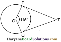 HBSE 10th Class Maths Important Questions Chapter 10 वृत्त - 20