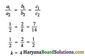 HBSE 10th Class Maths Important Questions Chapter 3 दो चरों वाले रखिक समीकरण युग्म - 6