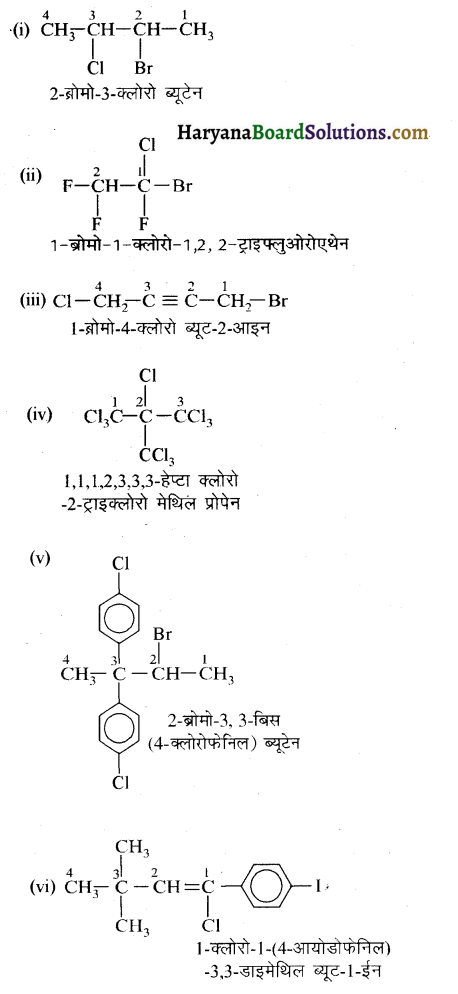HBSE 12th Class Chemistry Solutions Chapter 10 हैलोऐल्केन तथा हैलोऐरीन 2