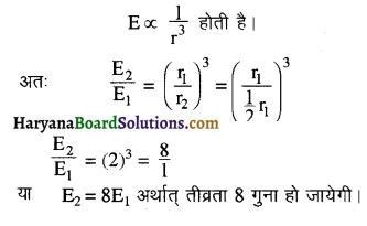 HBSE 12th Class Physics Important Questions Chapter 1 वैद्युत आवेश तथा क्षेत्र 10