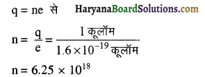HBSE 12th Class Physics Important Questions Chapter 1 वैद्युत आवेश तथा क्षेत्र 20