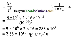 HBSE 12th Class Physics Important Questions Chapter 1 वैद्युत आवेश तथा क्षेत्र 26