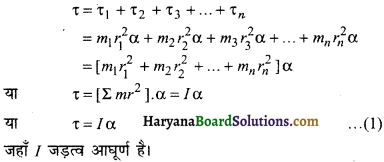 HBSE 11th Class Physics Important Questions Chapter 7 कणों के निकाय तथा घूर्णी गति -27