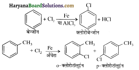 HBSE 12th Class Chemistry Important Questions Chapter 10 हैलोऐल्केन तथा हैलोऐरीन 22