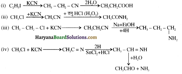 HBSE 12th Class Chemistry Important Questions Chapter 10 हैलोऐल्केन तथा हैलोऐरीन 33