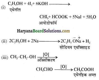 HBSE 12th Class Chemistry Important Questions Chapter 11 ऐल्कोहॉल, फीनॉल एवं ईथर 49