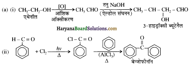 HBSE 12th Class Chemistry Important Questions Chapter 12 ऐल्डिहाइड, कीटोन एवं कार्बोक्सिलिक अम्ल 105