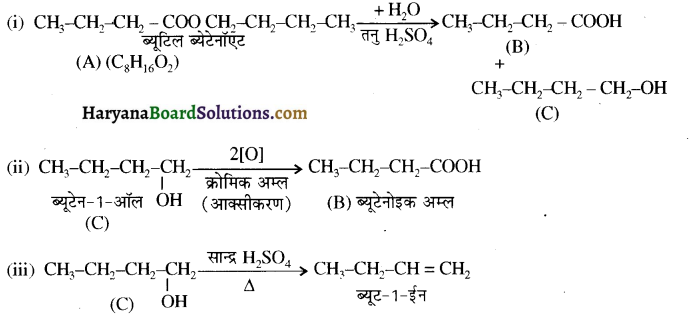 HBSE 12th Class Chemistry Important Questions Chapter 12 ऐल्डिहाइड, कीटोन एवं कार्बोक्सिलिक अम्ल 106