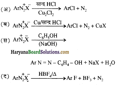 HBSE 12th Class Chemistry Important Questions Chapter 13 ऐमीन 17