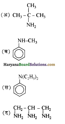 HBSE 12th Class Chemistry Important Questions Chapter 13 ऐमीन 3