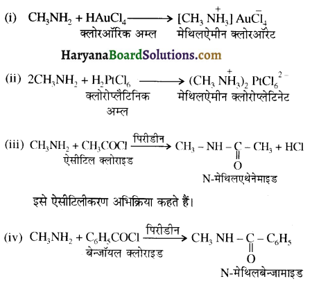 HBSE 12th Class Chemistry Important Questions Chapter 13 ऐमीन 42