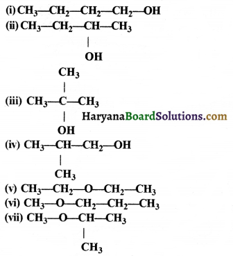 HBSE 11th Class Chemistry Important Questions Chapter 12 कार्बनिक रसायन कुछ आधारभूत सिद्धांत तथा तकनीकें Img 170