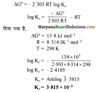 HBSE 11th Class Chemistry Important Questions Chapter 7 साम्यावस्था 31