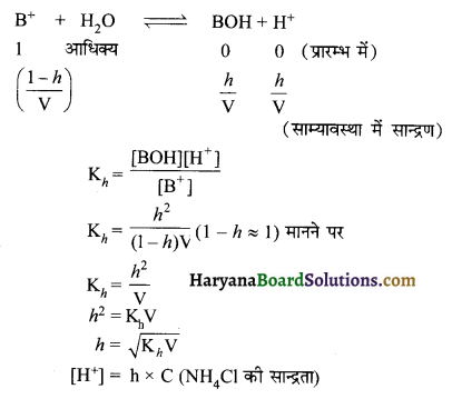 HBSE 11th Class Chemistry Important Questions Chapter 7 साम्यावस्था 7