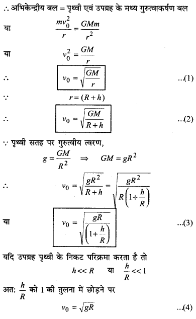 HBSE 11th Class Physics Important Questions Chapter 8 गुरुत्वाकर्षण -26